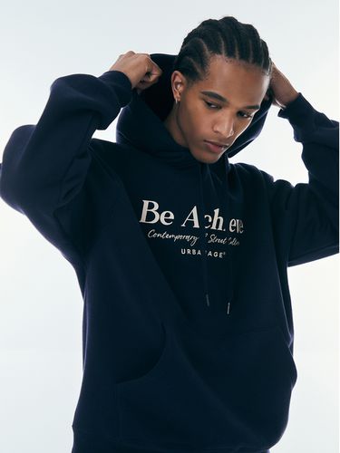 Oversized Be Achieve Hoodie _ 4 Colors - URBANAGE - Modalova