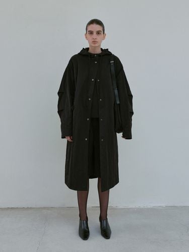 Reversible Hooded Coat_Black - MOIA - Modalova