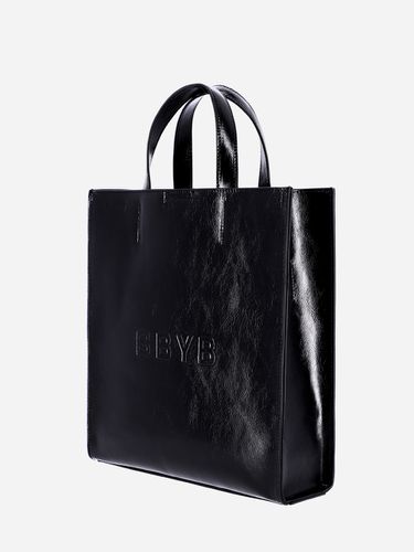 Nov Unisex Medium Tote Bag_Crinkled Black - BBYB - Modalova