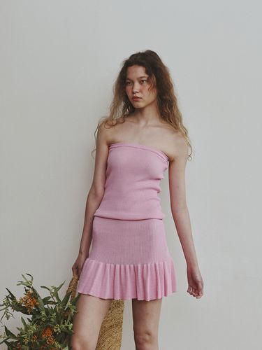 Summer Frill Top Dress - Pink - oursaalty - Modalova