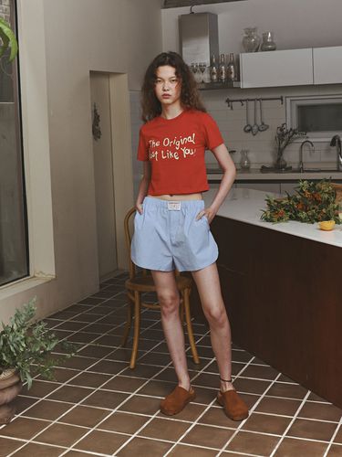 The Original Crop T-shirt - Red - oursaalty - Modalova