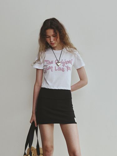 The Original Crop T-shirt - White - oursaalty - Modalova