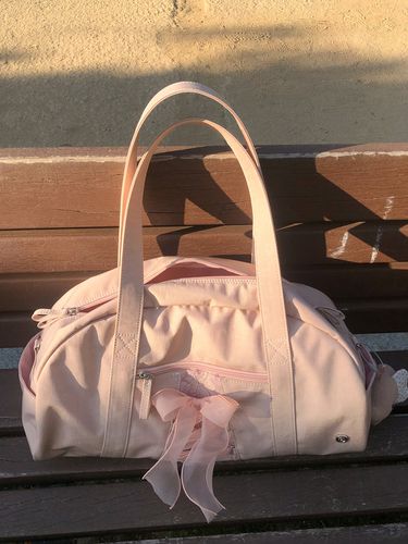 Daily Ribbon Gym Bag_Nude Pink - ovuni - Modalova