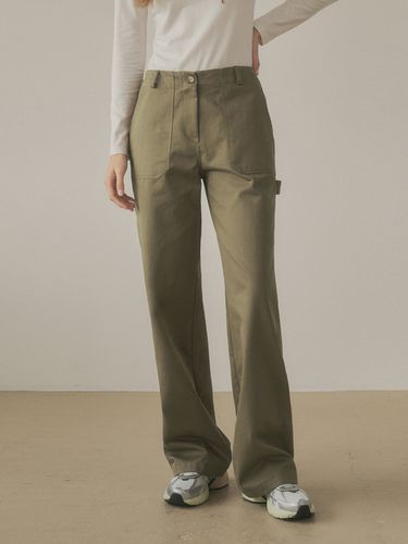 Carpenter Pants - Khaki Brown - Siyazu - Modalova