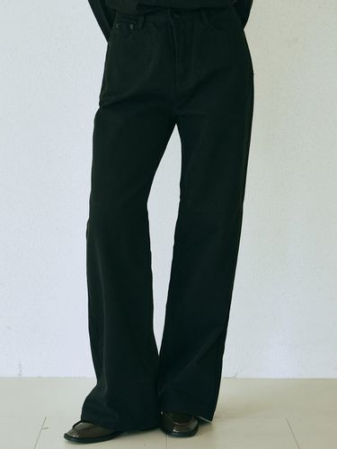 Standard Cotton Pants_Black - YAN13 - Modalova