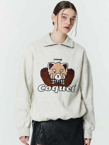 Applique Face Logo Lesser Sweatshirt - COQUET - Modalova