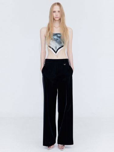 Wide Banded Pants - Black - WNDERKAMMER - Modalova