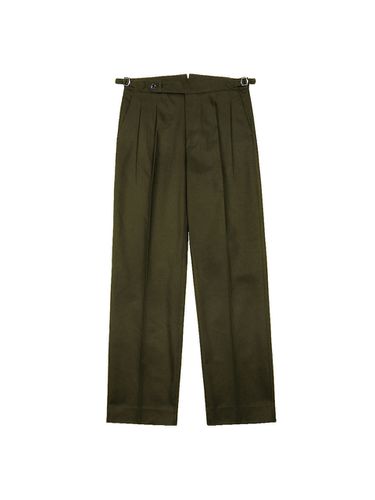 Reve Washed Cotton Trousers - Khaki - SORTIE - Modalova