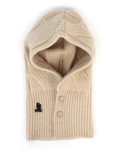 Wool Twist Open Balaclava - Beige - Universal chemistry - Modalova