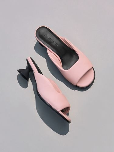 Uhjeo Ourglass Heel Slippers_Skin Pink - Finoacinque - Modalova