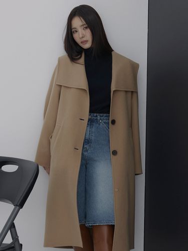 Sailor Belted Long Coat_2 Colors - VOCAVACA - Modalova