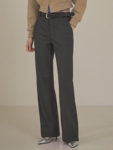 Feminine Low-rise Bootcut Slacks - Siyazu - Modalova