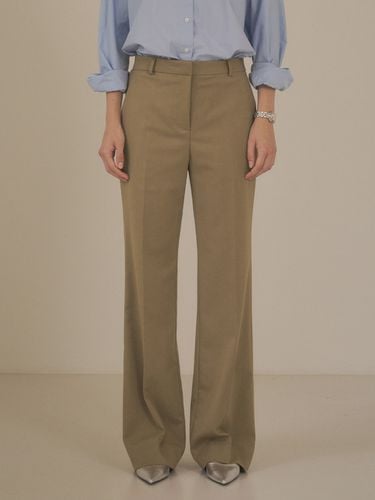 Feminine Low-rise Bootcut Slacks - Siyazu - Modalova