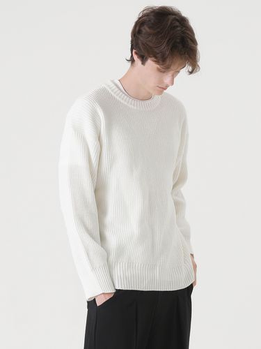 Crew-neck Knit Sweater - PEPPERSEASONING - Modalova