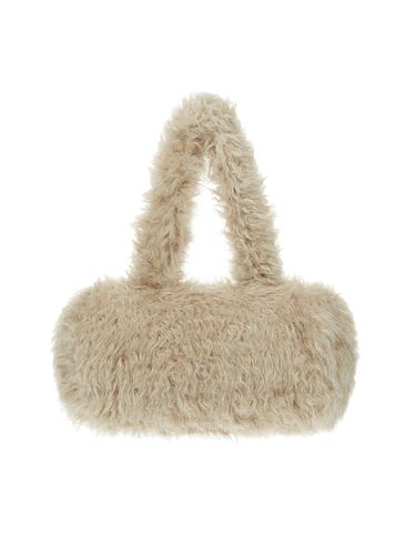 Round Fur Bag_Beige - molliolli - Modalova