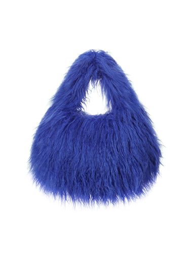 Fur Mini Bag_Royal Blue - molliolli - Modalova