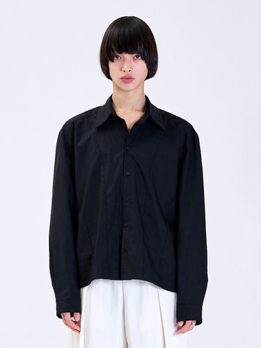 Two Stitch Line Shirt _ Black - LA MER MA MAISON - Modalova