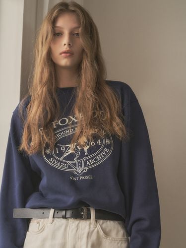 Hound Sweatshirt _Dark Navy - Siyazu - Modalova