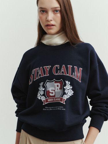 Staycalm Sweatshirt_Navy - SO IR - Modalova