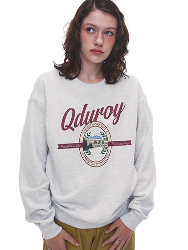 Vintage Sweatshirt_Melange Grey - Qduroy - Modalova