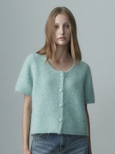 Alpaca-blend Short Sleeved Cardigan - RE RHEE - Modalova