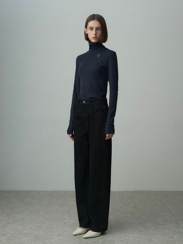 Straight Denim Pants - Raw Black - RE RHEE - Modalova