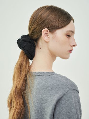 Hair Scrunch Jacquard ( Black ) - 38comeoncommon - Modalova