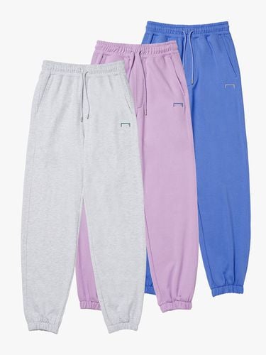 Oversized Fit Small Logo Joggers - 3colors - GOALSTUDIO - Modalova