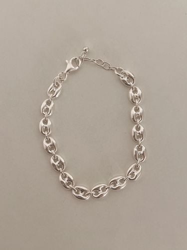 Silver 925 Plum Bold Bracelet - revedej - Modalova