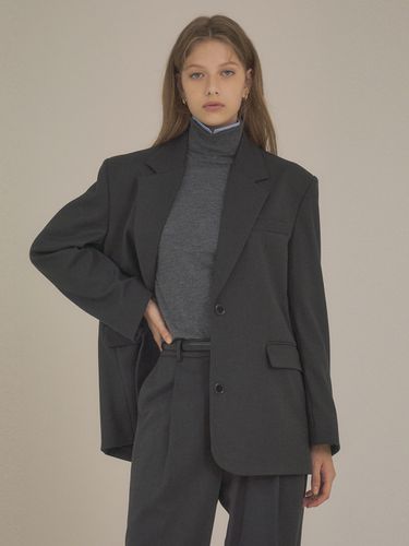 Essential Oversized Single Blazer - Siyazu - Modalova