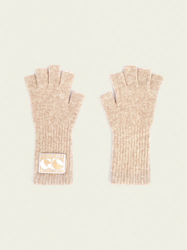 Fingerless Long Gloves_Beige - GOCORI - Modalova