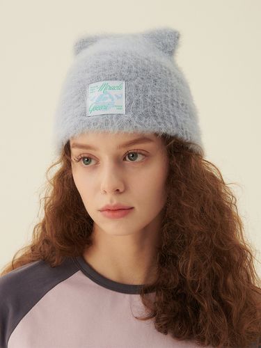 Ear Beanie_Gray - GOCORI - Modalova