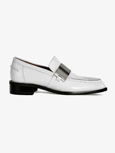 Antonia Hand-Stitch Loafers_White - Neute - Modalova