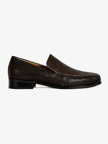 Pietra Embossed Leather Loafers_Brown - Neute - Modalova