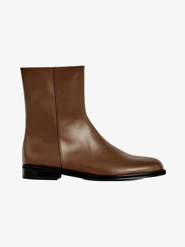 Leonardo Minimal Ankle Boots_Brown - Neute - Modalova