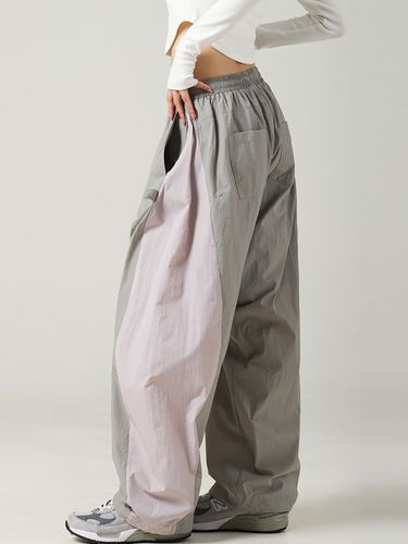 Onesnap Taslan Pants_Gray - AVANDRESS - Modalova