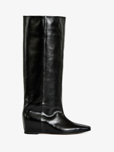 Regina Wedge-Heel Long Boots_Black - Neute - Modalova