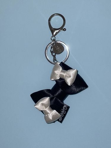 Ribbon Keyring_Black - ZERO EIGHT ZERO EIGHT - Modalova