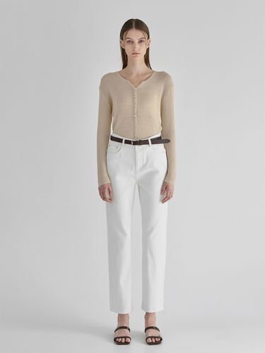 Normal Slim Straight Denim Pants - Atelier Nain - Modalova