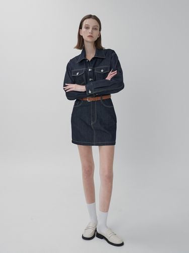 Selvedge Casual Denim Dress - Atelier Nain - Modalova