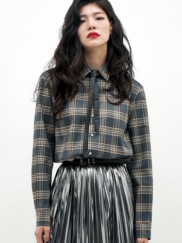 Check Twill Shirt_Unisex - UNTAGE - Modalova