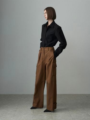 Hem Botton Cargo Pants - RE RHEE - Modalova