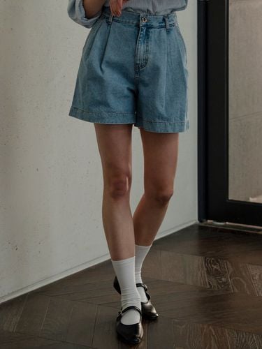 USA Two Tuck Short Denim - TILLIDIE - Modalova