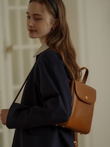 Adeline Classic Backpack_Camel - TILLIDIE - Modalova