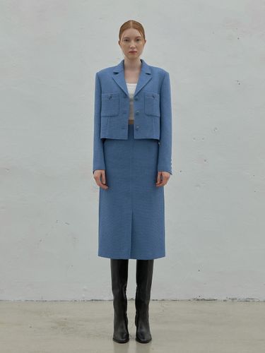 Wool Adele Set-up Tweed Skirt - Atelier Nain - Modalova