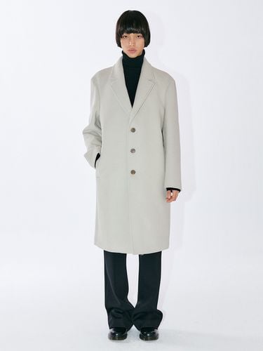 Cashmere-Blend Single-Breasted Chester Coat - EZIO - Modalova