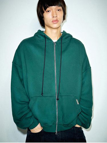 Oversized Zip-Up Hoodie _ - D.PRIQUE - Modalova