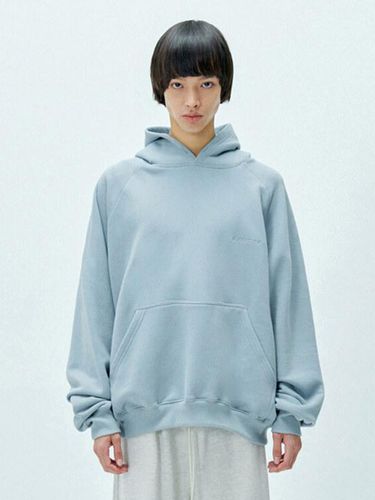 Raglan Sleeve Hoodie _ Dusty Blue - D.PRIQUE - Modalova