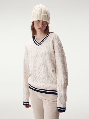 Preppy V-Neck Knit - MAISONMARAIS - Modalova