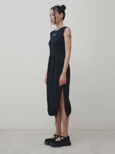 Balloon Jersey Dress_Black - THREE TO EIGHTY - Modalova